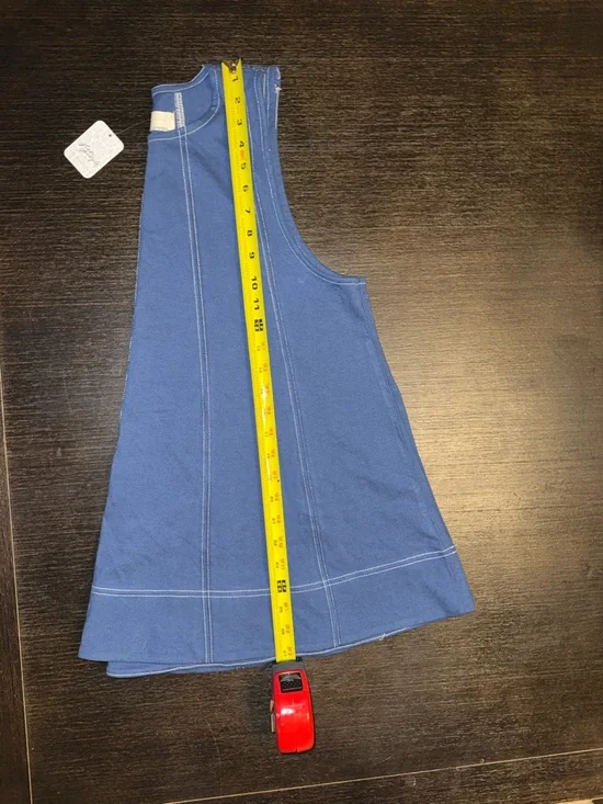 Free People Indigo Blue Contrast-Stitch Tank - Picture 8 of 8